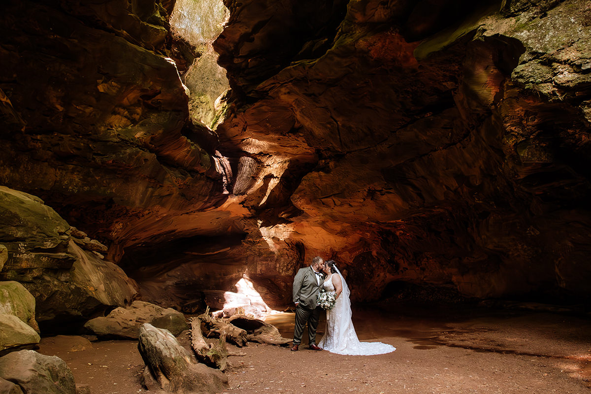 Conkles Hollow Hocking Hills Ohio Gorge Wedding Elopement Photographer