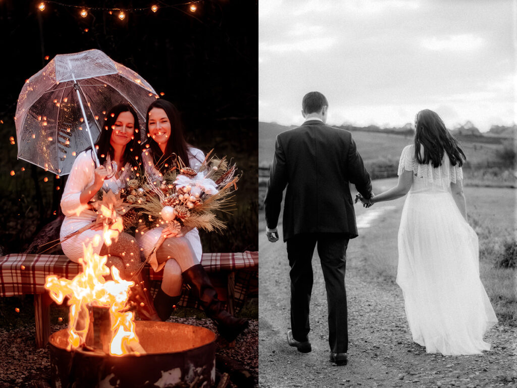 Rainy Day Elopement Hocking Hills Ohio Photographer Elizabeth Nihiser