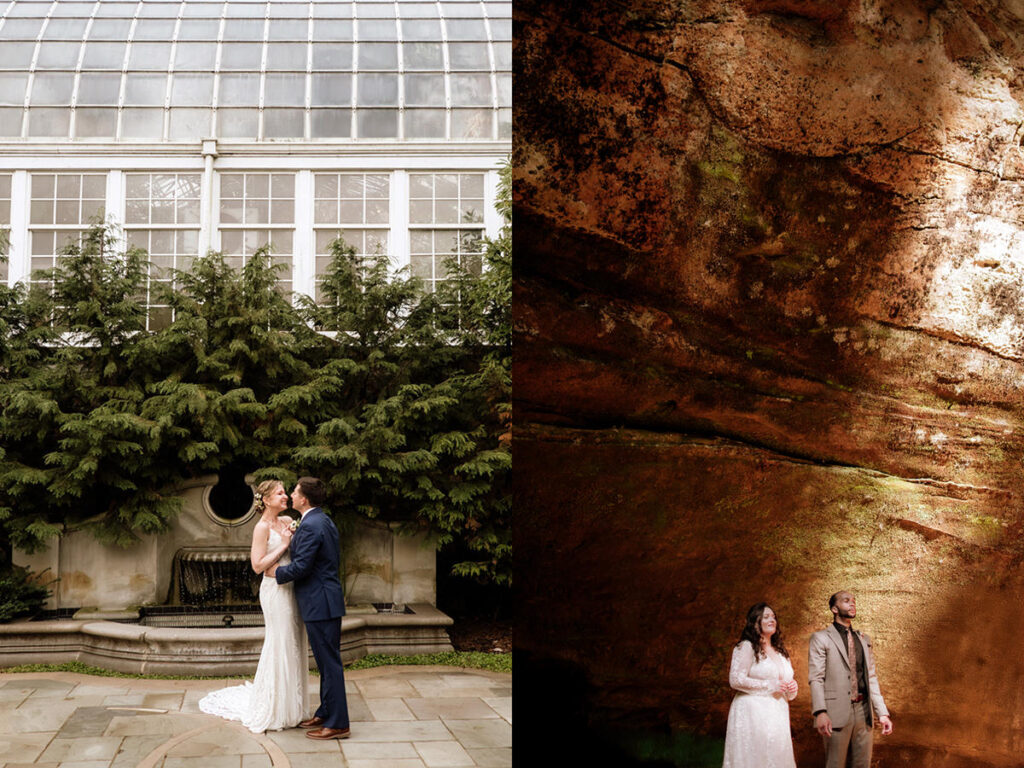 Rainy Day Elopement Wedding Ideas Tips Hocking Hills Ohio Midwest Elizabeth Nihiser Photography