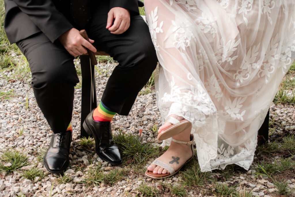 Hocking Hills Ash Cave Private Vows Renewal One Year Anniversary Taco Bell Dairy Queen Alternative Reception Elizabeth Nihiser Photography LGBTQ+ Elopement