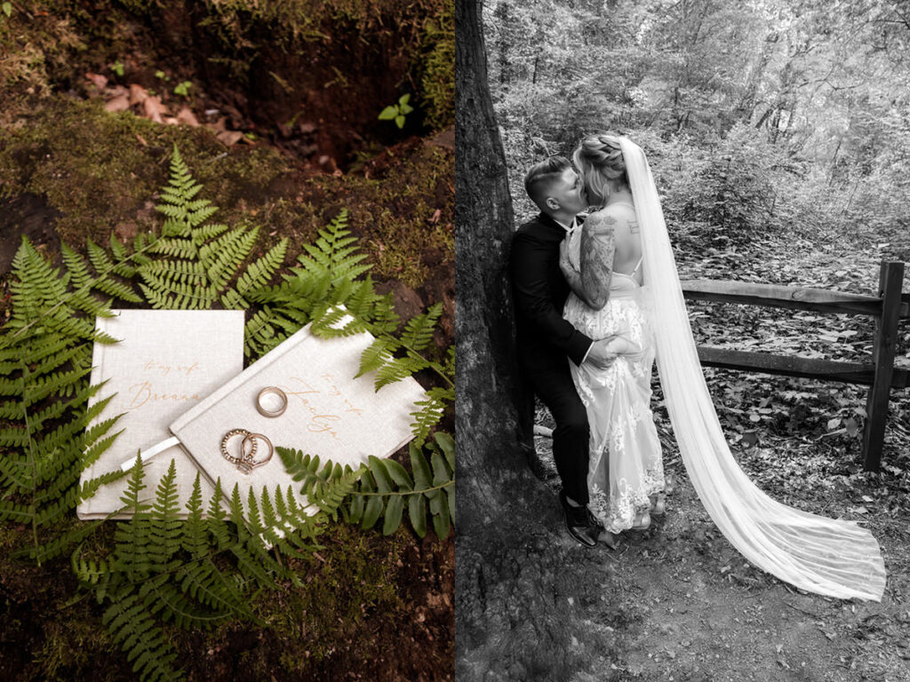 Hocking Hills Ash Cave Private Vows Renewal One Year Anniversary Taco Bell Dairy Queen Alternative Reception Elizabeth Nihiser Photography LGBTQ+ Elopement