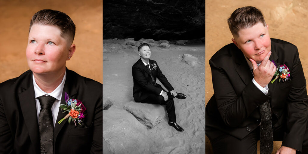 Hocking Hills Ash Cave Private Vows Renewal One Year Anniversary Taco Bell Dairy Queen Alternative Reception Elizabeth Nihiser Photography LGBTQ+ Elopement