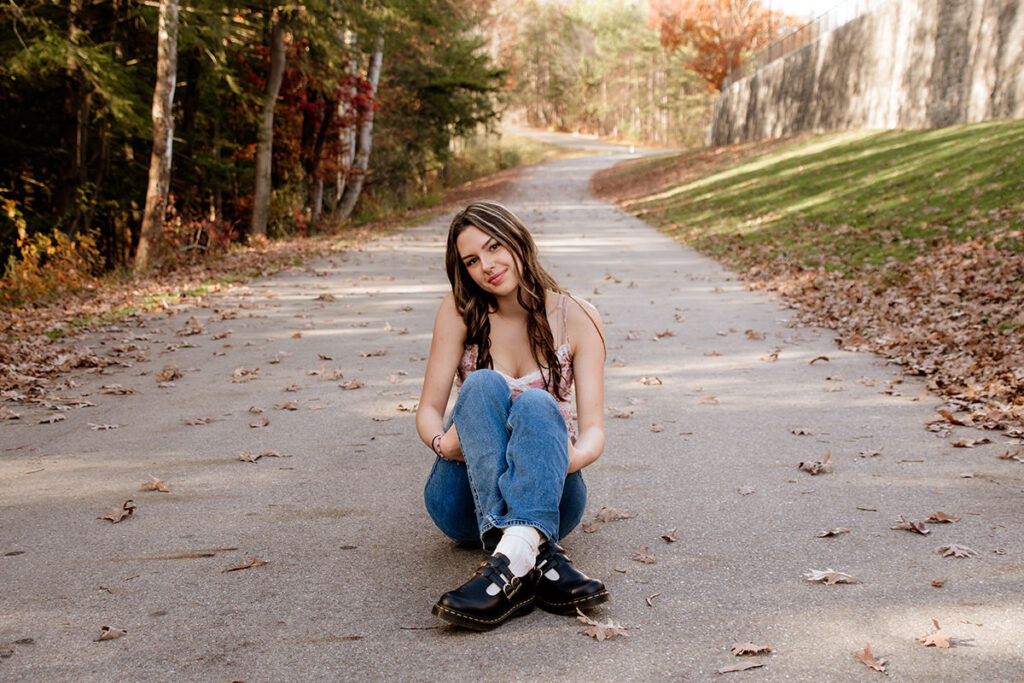 Hocking Hills Logan Ohio Senior Photos Portraits Old Man's Cave Upper Falls trending