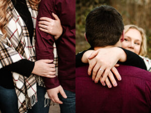 Hocking Hills Old Man's Cave Upper Falls Surprise Engagement Proposal Photographer