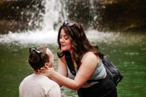 Hocking Hills Old Man's Cave Upper Falls Surprise Engagement Proposal Photographer