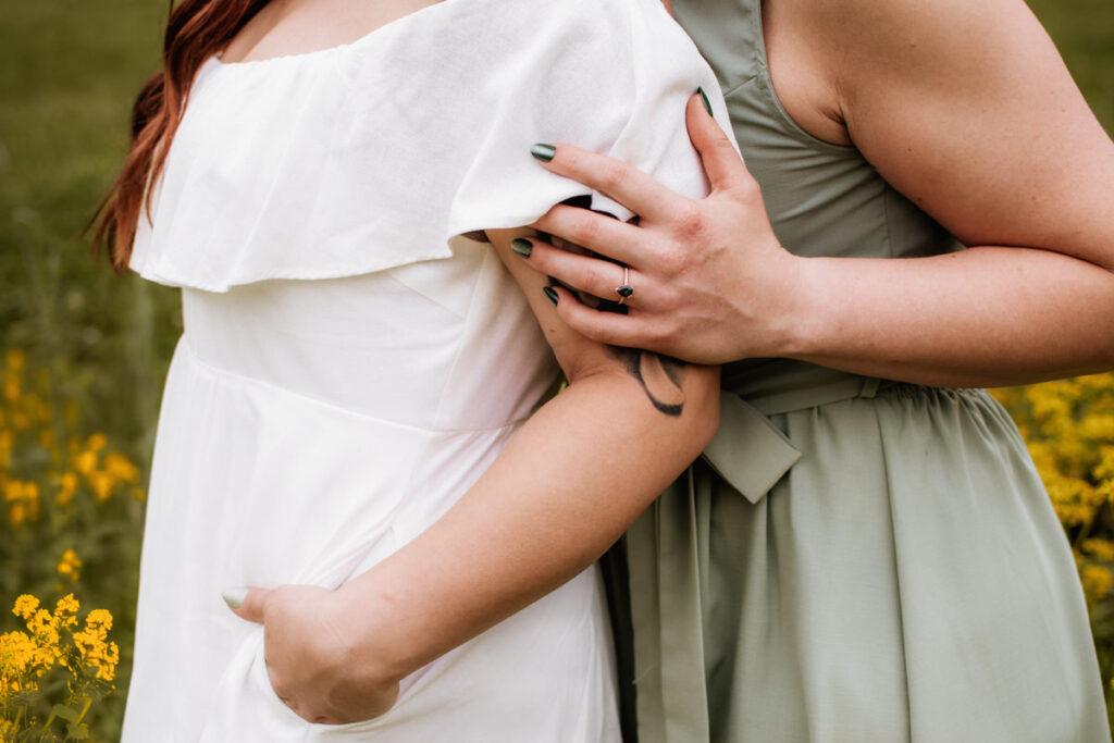 Hocking Hills Treehouse Surprise Proposal Engagement Hot Tub Boudoir