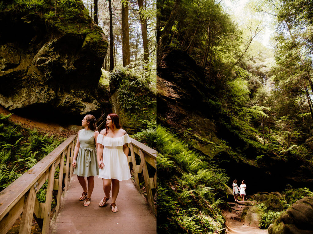 Hocking Hills Treehouse Surprise Proposal Engagement Hot Tub Boudoir