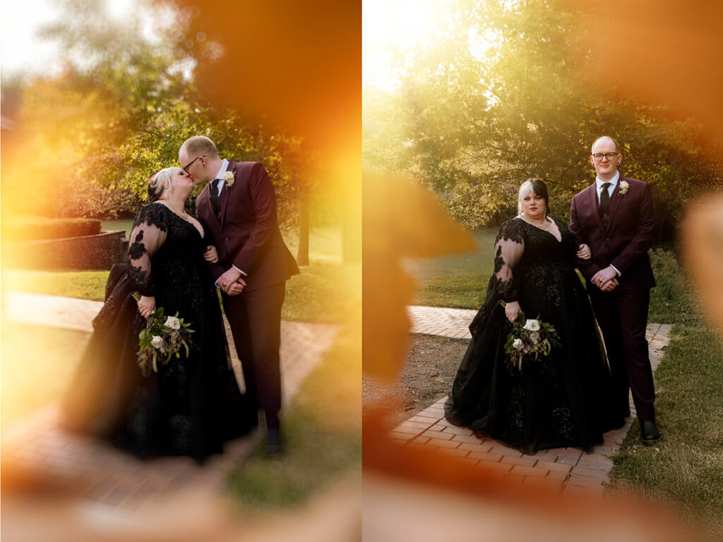 Jeffrey Mansion Dark Romantic Intimate October Fall Autumn Wedding in Columbus, Ohio Elizabeth Nihiser Photography Photographer portraits