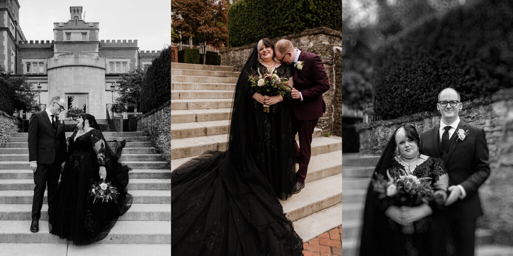 Jeffrey Mansion Dark Romantic Intimate October Fall Autumn Wedding in Columbus, Ohio Elizabeth Nihiser Photography Photographer portraits