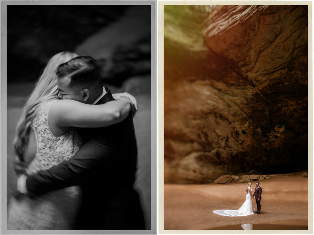 Wandering Weddings Ohio Hocking Hills Ash Cave Old Man's Cave State Park Wedding Elopement Adventurous Intimate Private Elizabeth Nihiser Photography Photographer Midwest West Virginia