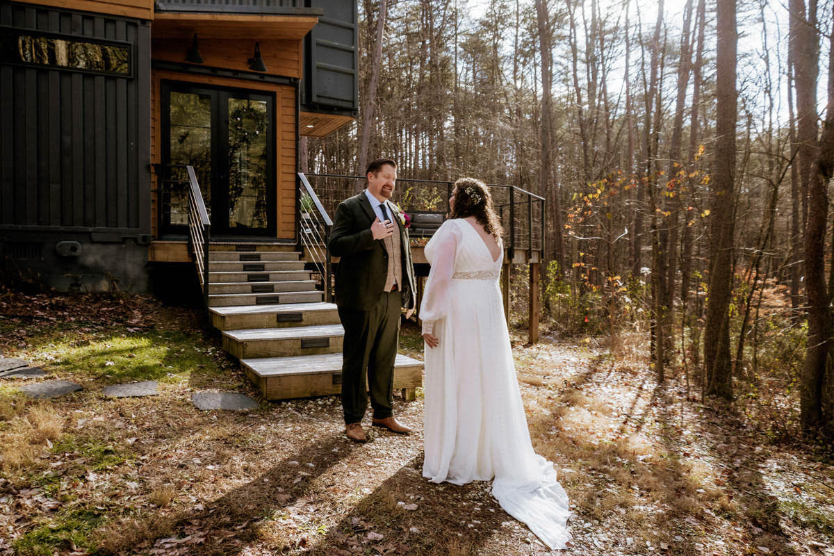 Box Hop Upper Falls Old Man's Cave Yule Hocking Hills Winter Solstice Wedding