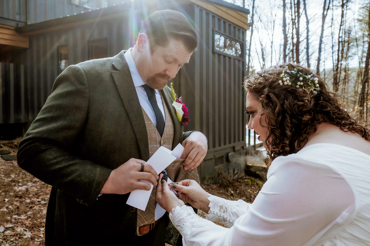 Box Hop Upper Falls Old Man's Cave Yule Hocking Hills Winter Solstice Wedding