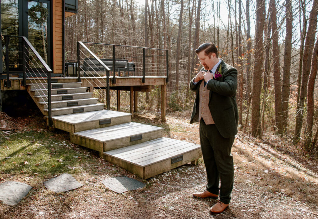 Box Hop Upper Falls Old Man's Cave Yule Hocking Hills Winter Solstice Wedding