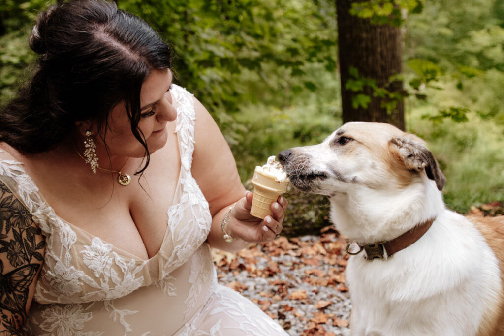 Hocking Hills Full Day Elopement Wedding Conkles Hollow Ash Cave Cabin