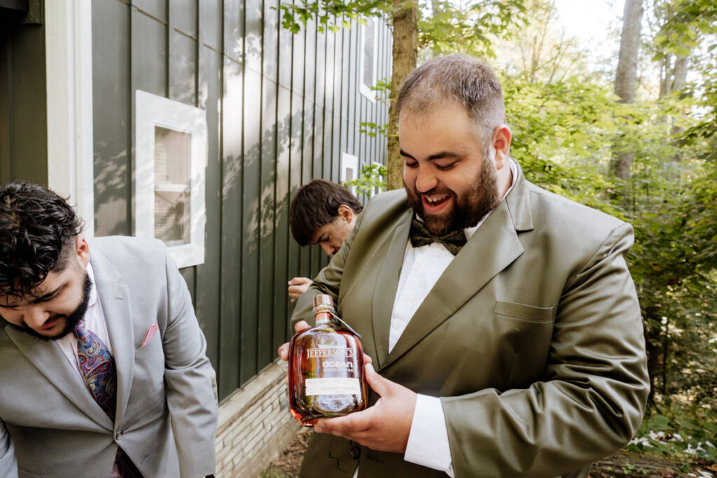 Hocking Hills Full Day Elopement Wedding Conkles Hollow Ash Cave Cabin