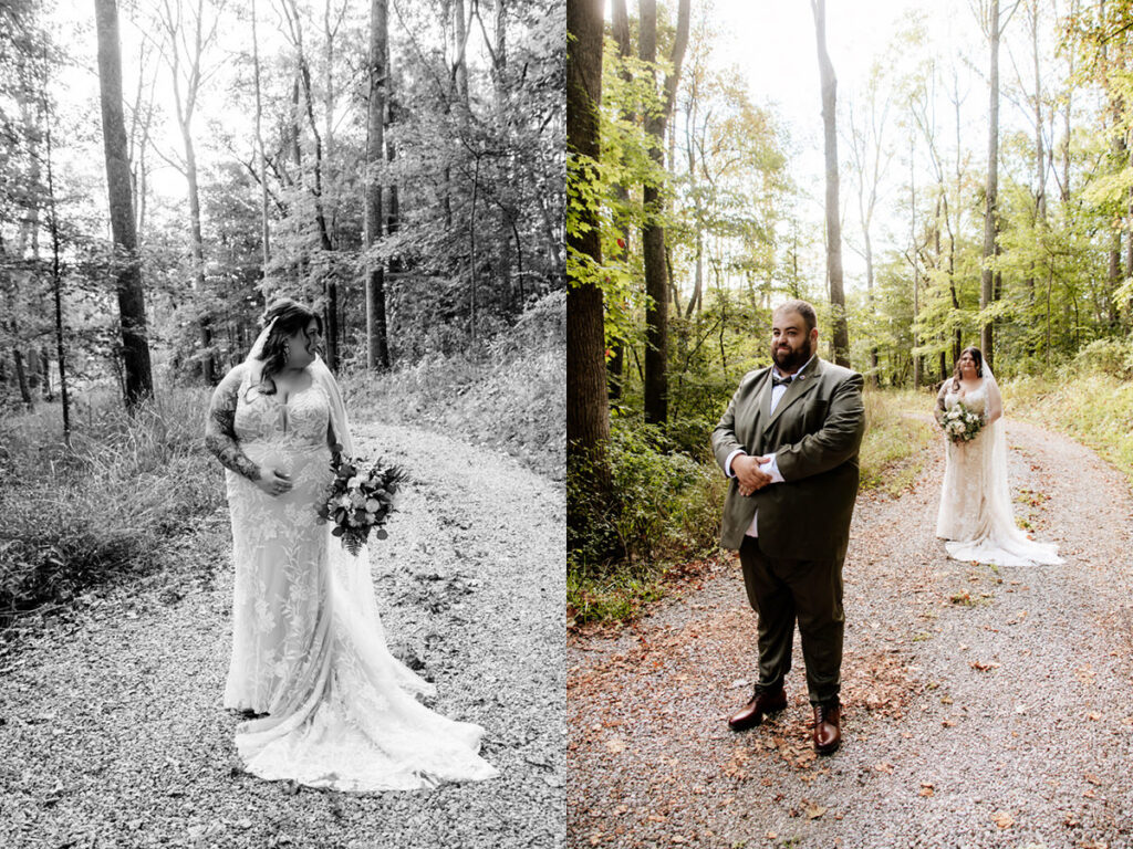 Hocking Hills Full Day Elopement Wedding Conkles Hollow Ash Cave Cabin