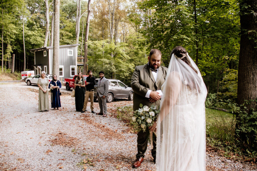 Hocking Hills Full Day Elopement Wedding Conkles Hollow Ash Cave Cabin