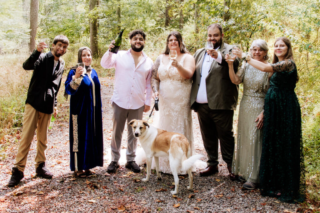 Hocking Hills Full Day Elopement Wedding Conkles Hollow Ash Cave Cabin