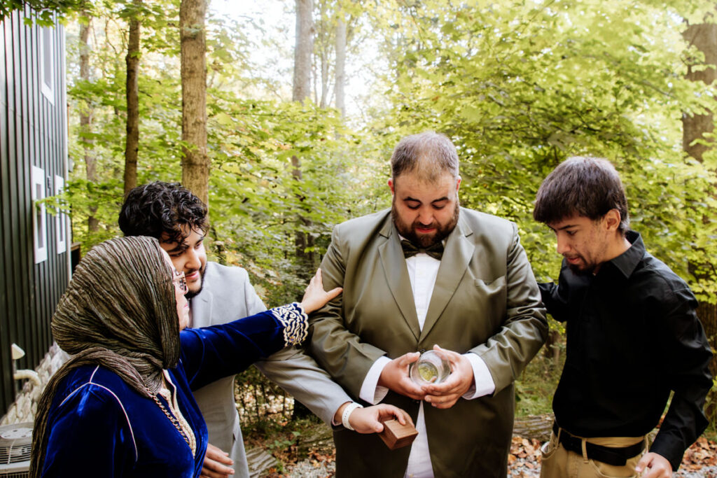 Hocking Hills Full Day Elopement Wedding Conkles Hollow Ash Cave Cabin