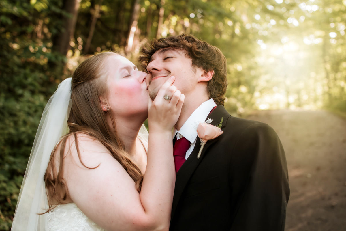 Lake Logan Hocking Hills Beach Wedding Elopement Summer Sunset Golden Hour Photographer