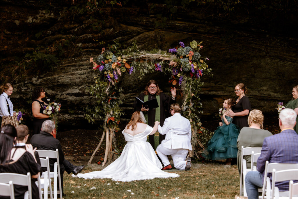 Southern Gothic Dark Boho Crockett's Run Wedding