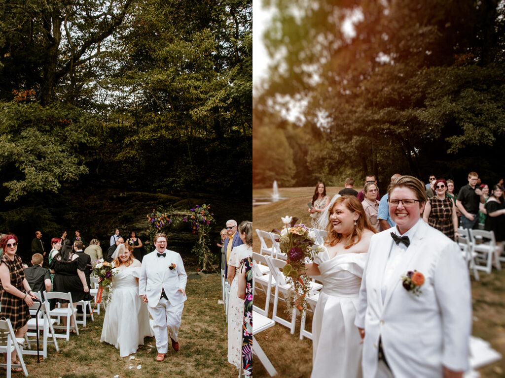 Southern Gothic Dark Boho Crockett's Run Wedding