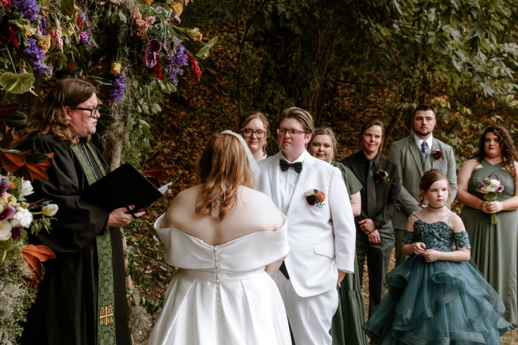 Southern Gothic Dark Boho Crockett's Run Wedding