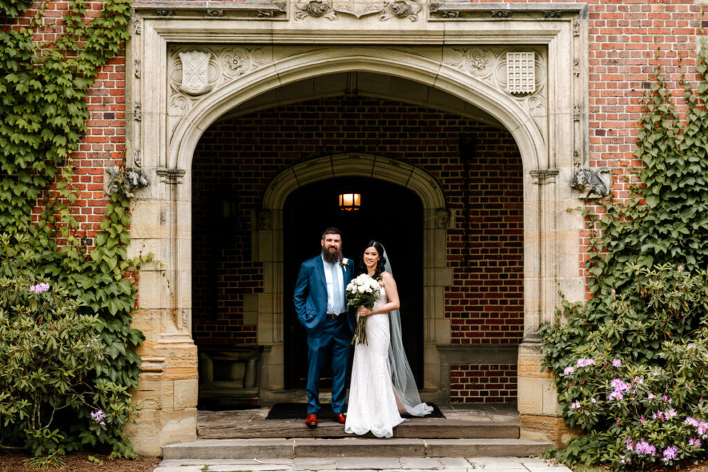 Akron Canton Ohio Intimate Wedding Photographer Bender's Tavern Stan Hywet Mansion Garden