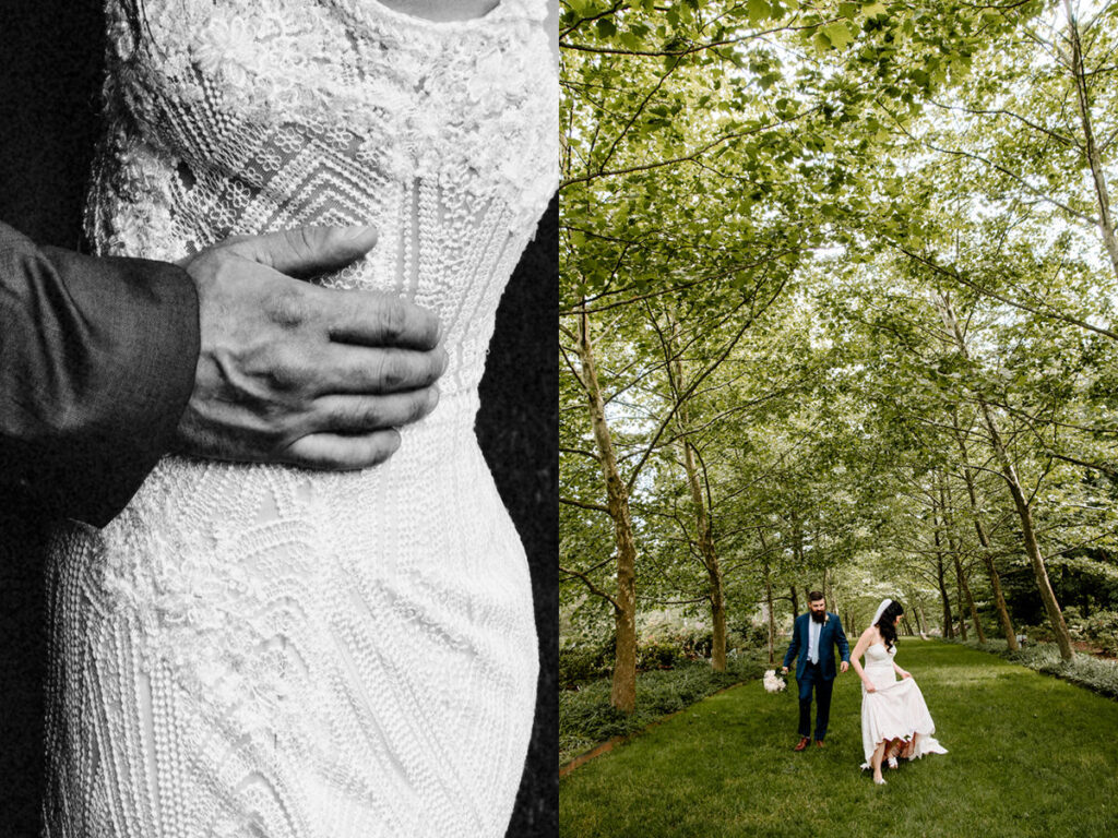 Akron Canton Ohio Intimate Wedding Photographer Bender's Tavern Stan Hywet Mansion Garden