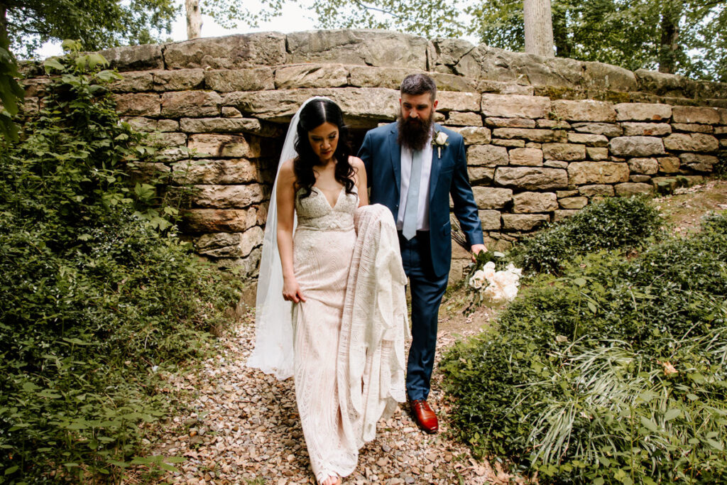 Akron Canton Ohio Intimate Wedding Photographer Bender's Tavern Stan Hywet Mansion Garden