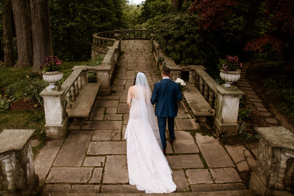 Akron Canton Ohio Intimate Wedding Photographer Bender's Tavern Stan Hywet Mansion Garden