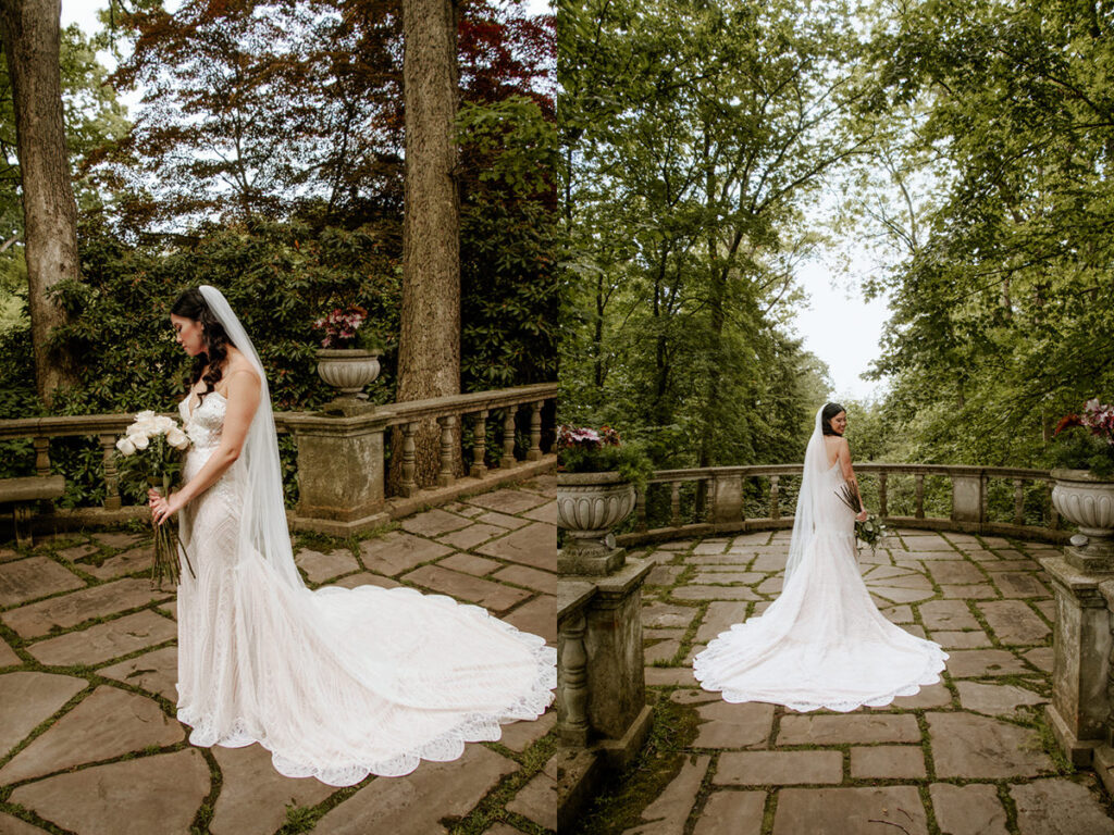 Akron Canton Ohio Intimate Wedding Photographer Bender's Tavern Stan Hywet Mansion Garden