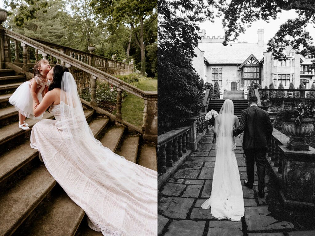 Akron Canton Ohio Intimate Wedding Photographer Bender's Tavern Stan Hywet Mansion Garden