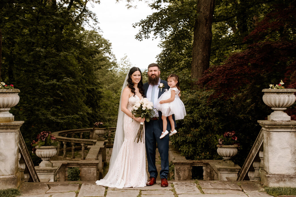 Akron Canton Ohio Intimate Wedding Photographer Bender's Tavern Stan Hywet Mansion Garden