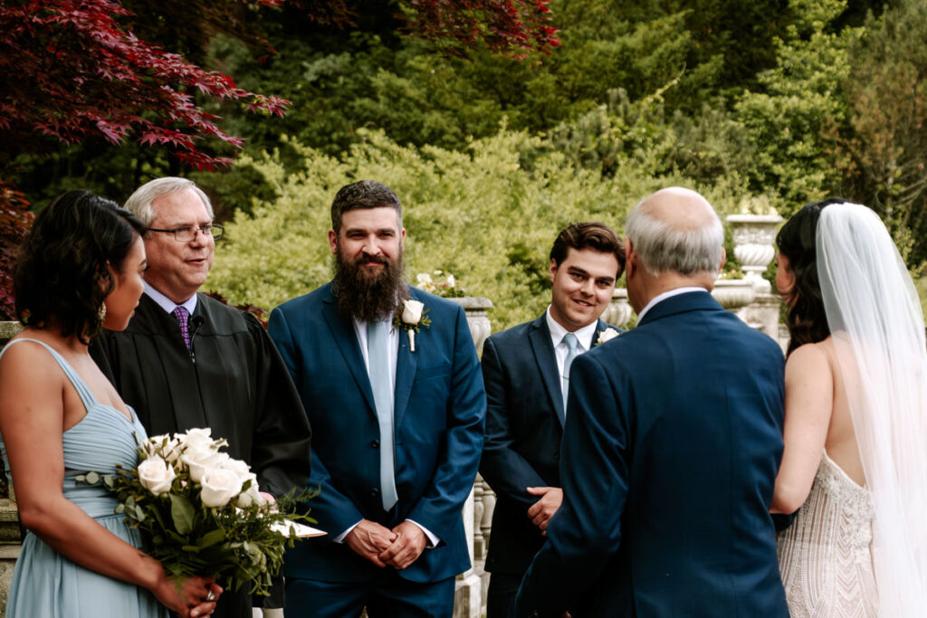 Akron Canton Ohio Intimate Wedding Photographer Bender's Tavern Stan Hywet Mansion Garden