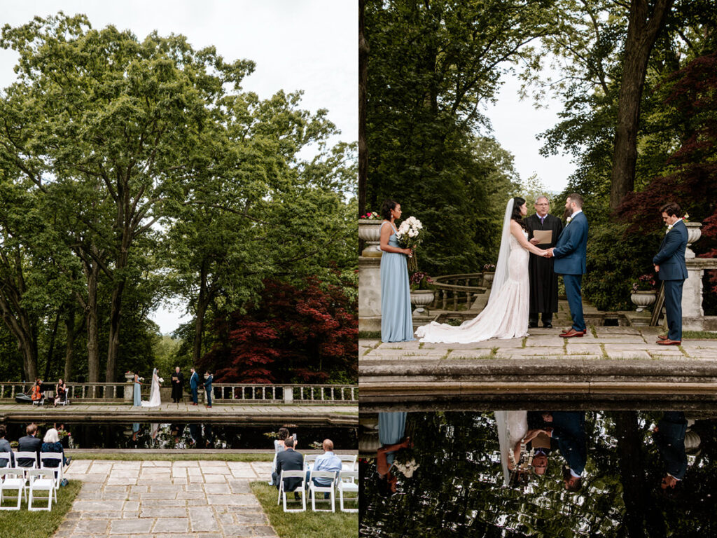 Akron Canton Ohio Intimate Wedding Photographer Bender's Tavern Stan Hywet Mansion Garden