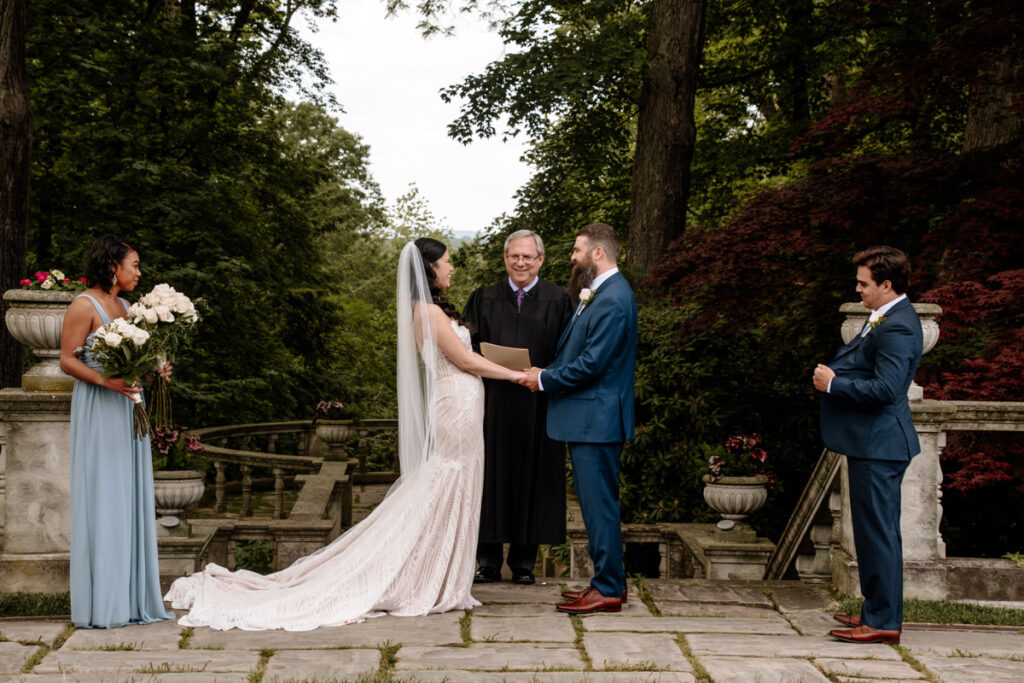 Akron Canton Ohio Intimate Wedding Photographer Bender's Tavern Stan Hywet Mansion Garden