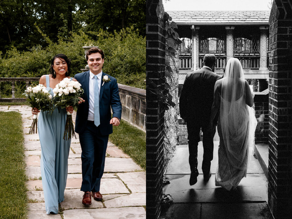 Akron Canton Ohio Intimate Wedding Photographer Bender's Tavern Stan Hywet Mansion Garden