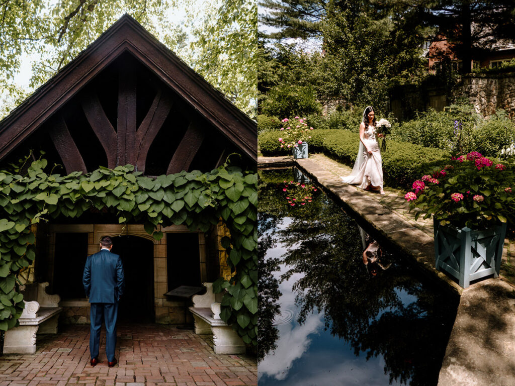 Akron Canton Ohio Intimate Wedding Photographer Bender's Tavern Stan Hywet Mansion Garden