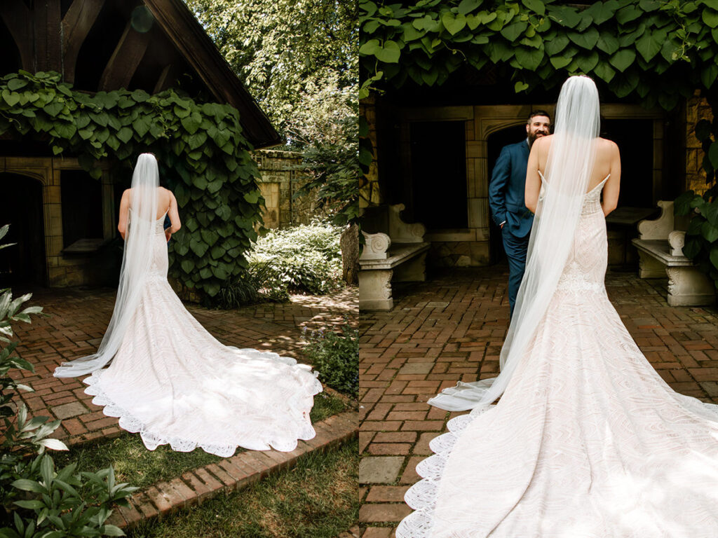 Akron Canton Ohio Intimate Wedding Photographer Bender's Tavern Stan Hywet Mansion Garden