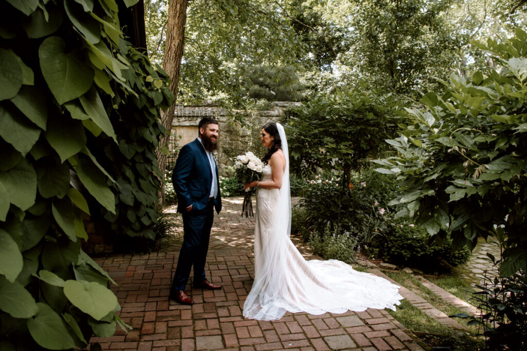 Akron Canton Ohio Intimate Wedding Photographer Bender's Tavern Stan Hywet Mansion Garden