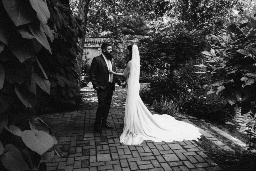 Akron Canton Ohio Intimate Wedding Photographer Bender's Tavern Stan Hywet Mansion Garden