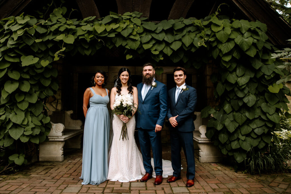 Akron Canton Ohio Intimate Wedding Photographer Bender's Tavern Stan Hywet Mansion Garden