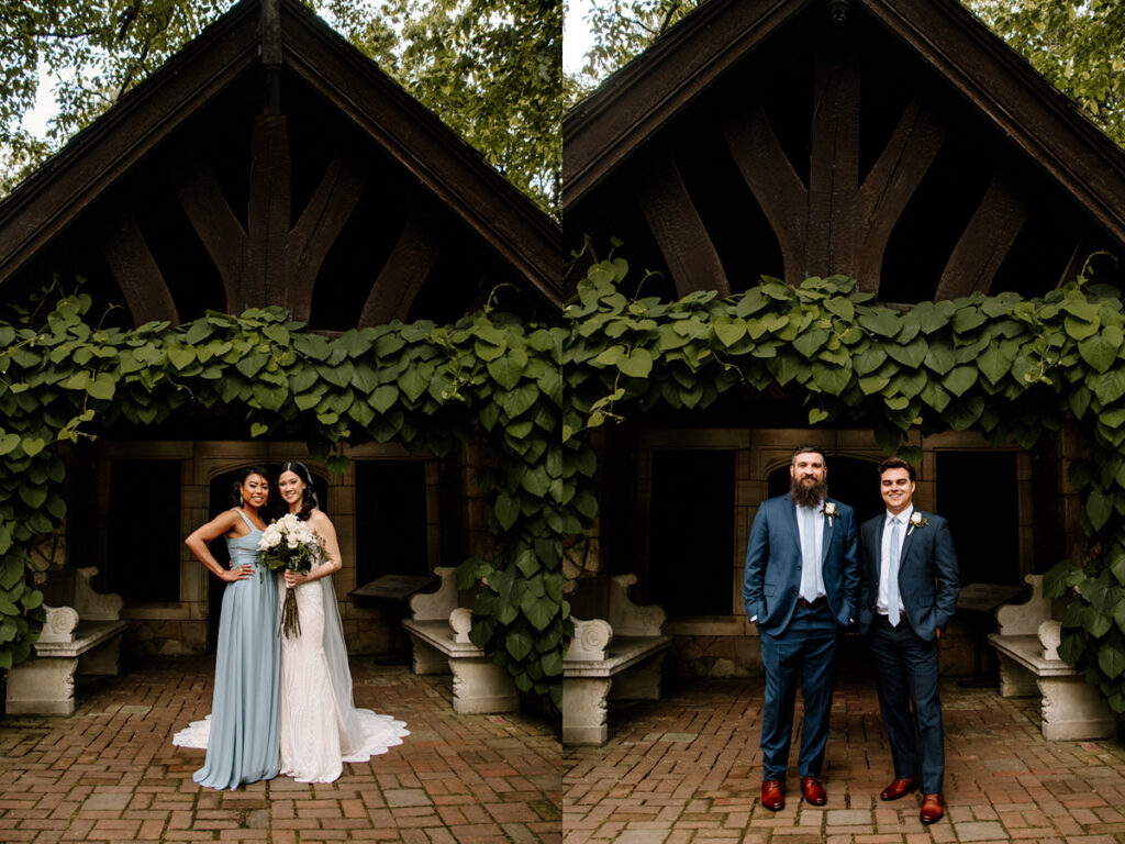 Akron Canton Ohio Intimate Wedding Photographer Bender's Tavern Stan Hywet Mansion Garden