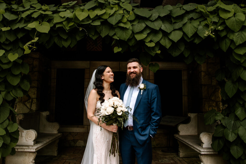 Akron Canton Ohio Intimate Wedding Photographer Bender's Tavern Stan Hywet Mansion Garden