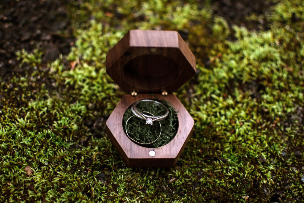 rainy ash cave Conkles Hollow hocking hills ohio wedding elopement