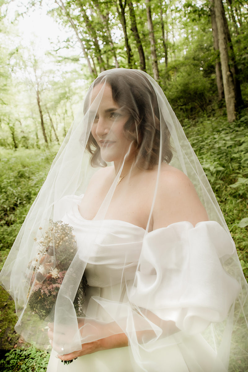 LGBTQ Crocketts Run Hocking Hills Wedding Pond Jump