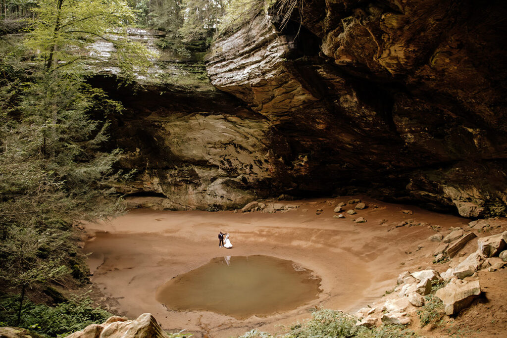 Elopement or Wedding?  What's the difference? Hocking Hills Ohio West Virginia Blackwater Falls Red River Gorge New River Catskills Blue Ridge Mountains