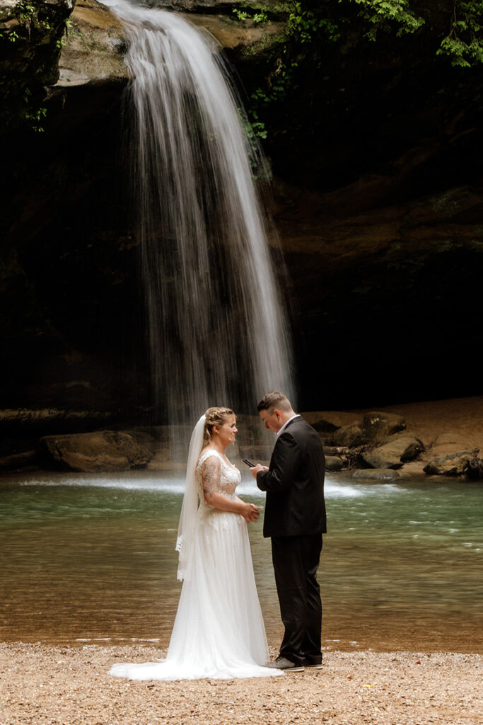 Elopement or Wedding?  What's the difference? Hocking Hills Ohio West Virginia Blackwater Falls Red River Gorge New River Catskills Blue Ridge Mountains