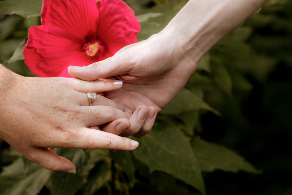 Schiller Park Columbus Ohio Engagement Photos Elizabeth Nihiser Photography Romantic Comedy Central Park Cute Whimsical Fun Love Joy Happy Beautiful Artistic Film Motion Blur Classic Modern Golden Hour Dress Outfit Inspo Inspiration Pinterest Travel Best Ring